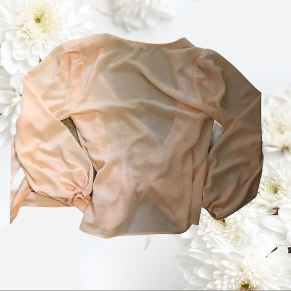 Small Chelsea28  Blush Wrap Top - Picture 4 of 6
